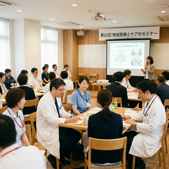地域医療セミナーでの多職種連携の様子